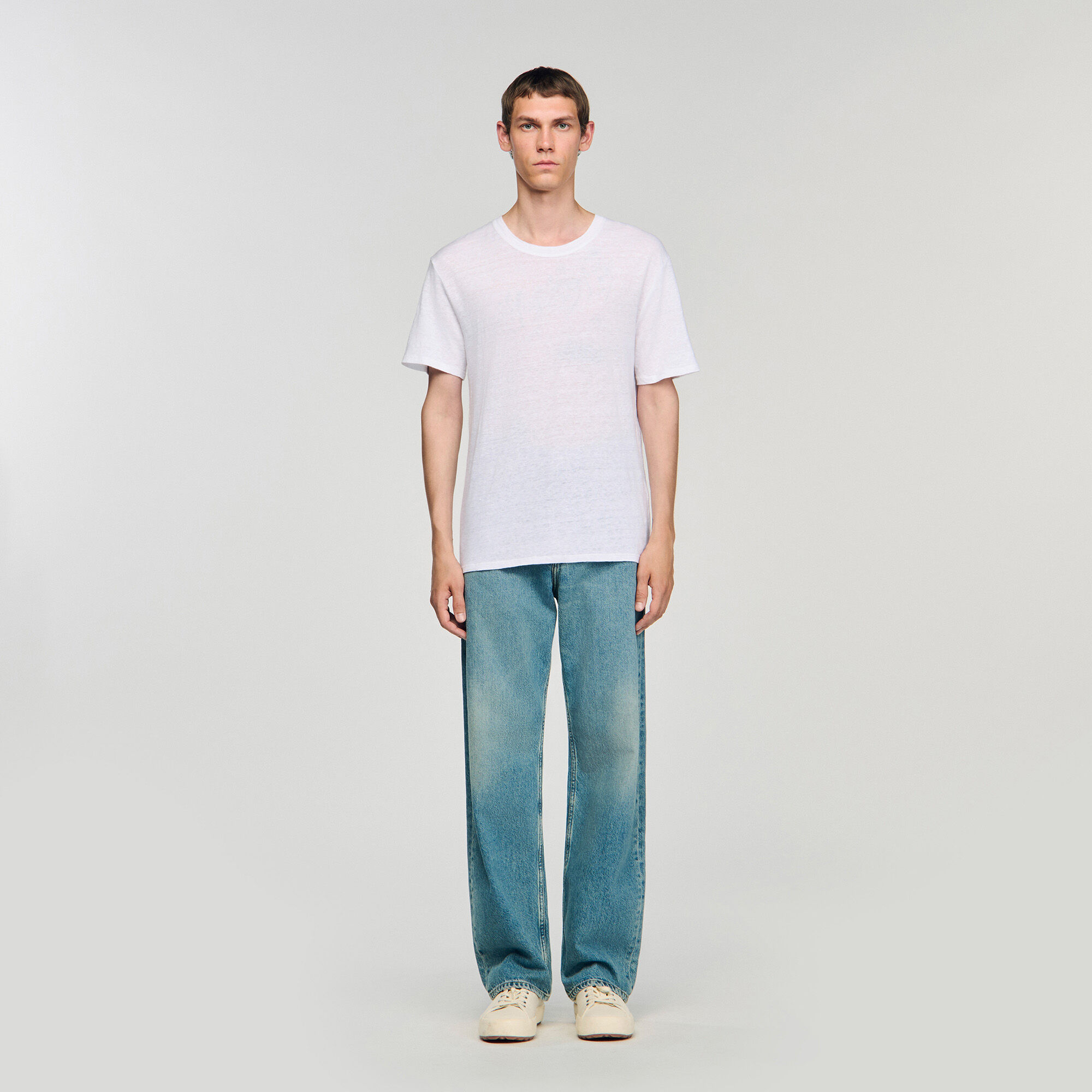 T-shirt in lino certificato