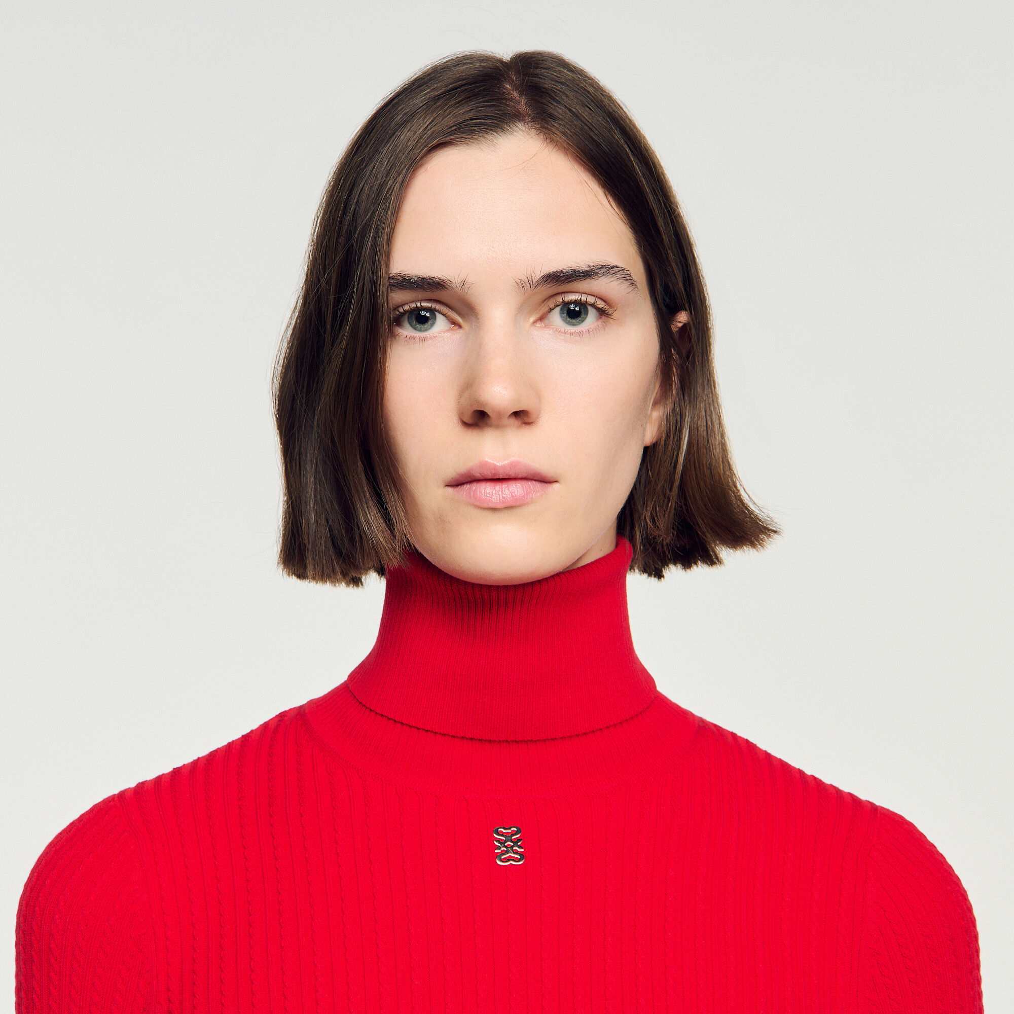 Dolcevita in maglia ritorta - Donna | Sandro