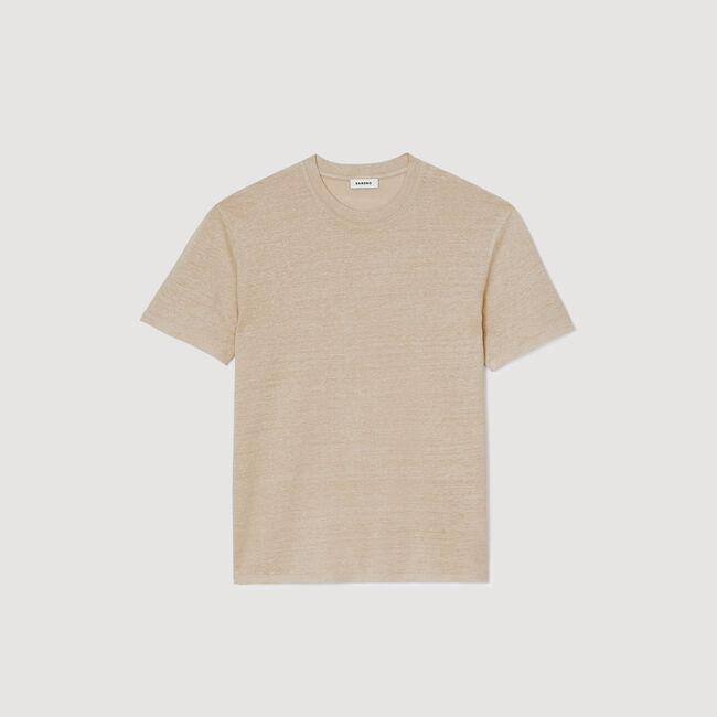 T-shirt in lino certificato