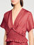 Abito lungo con stampa foulard
