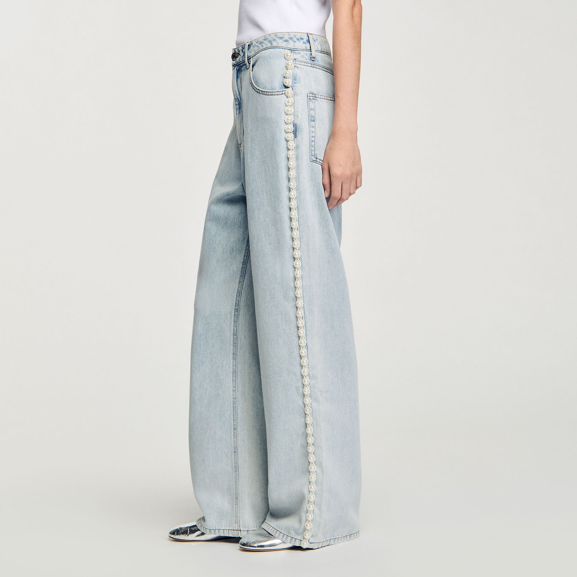 Jeans con perline