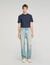 Jeans larghi d&eacute;lav&eacute;