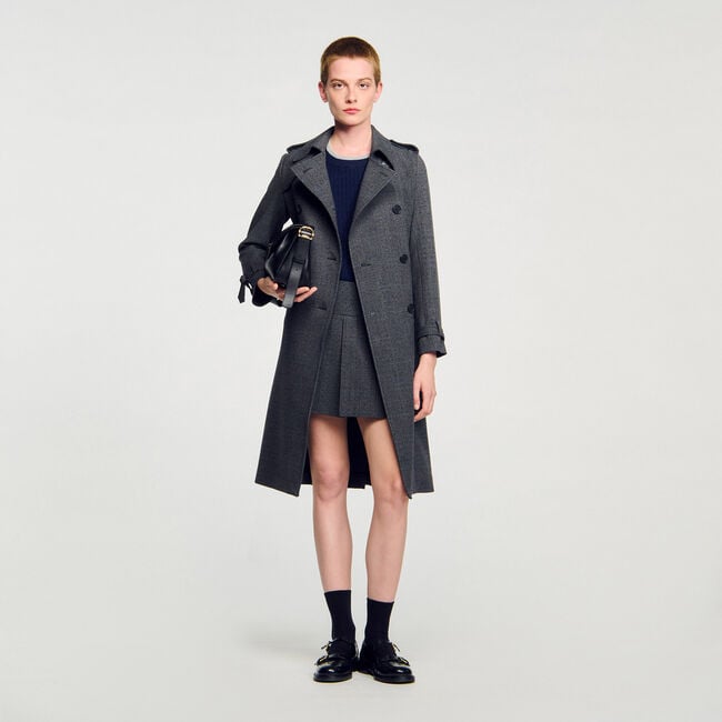 Trench glitterato