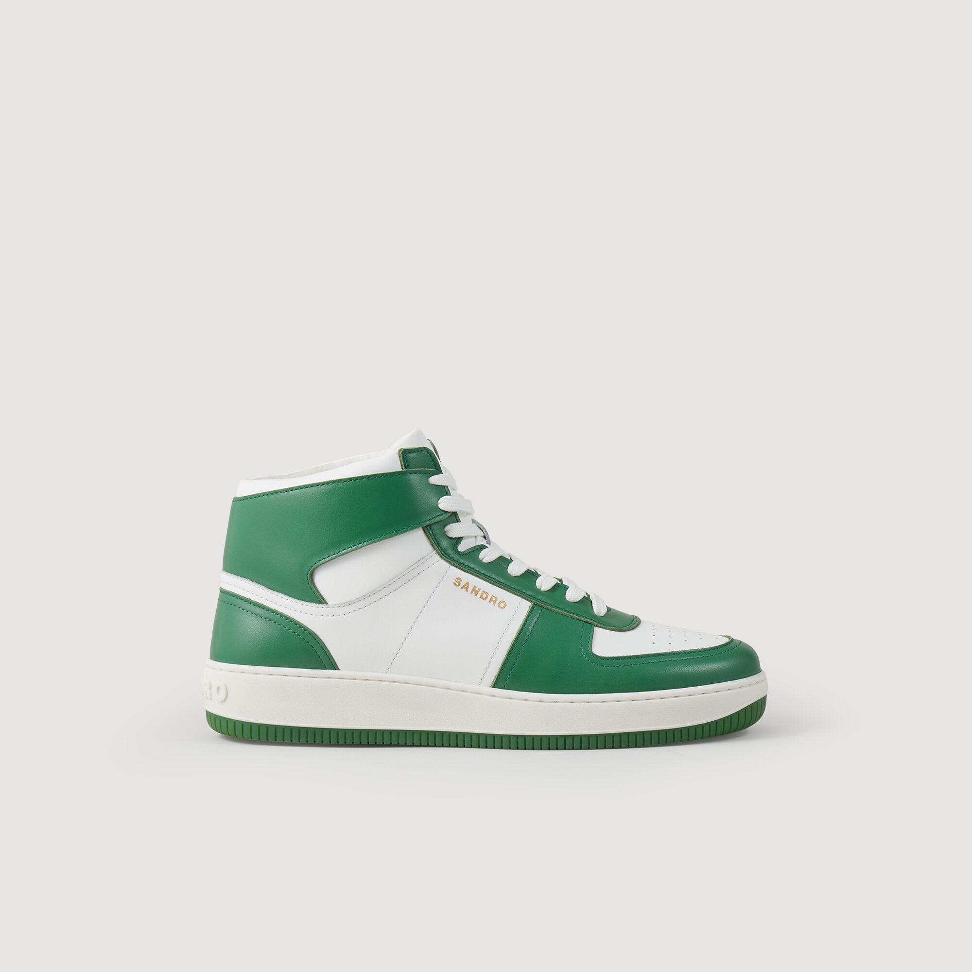 Sneaker alte in pelle
