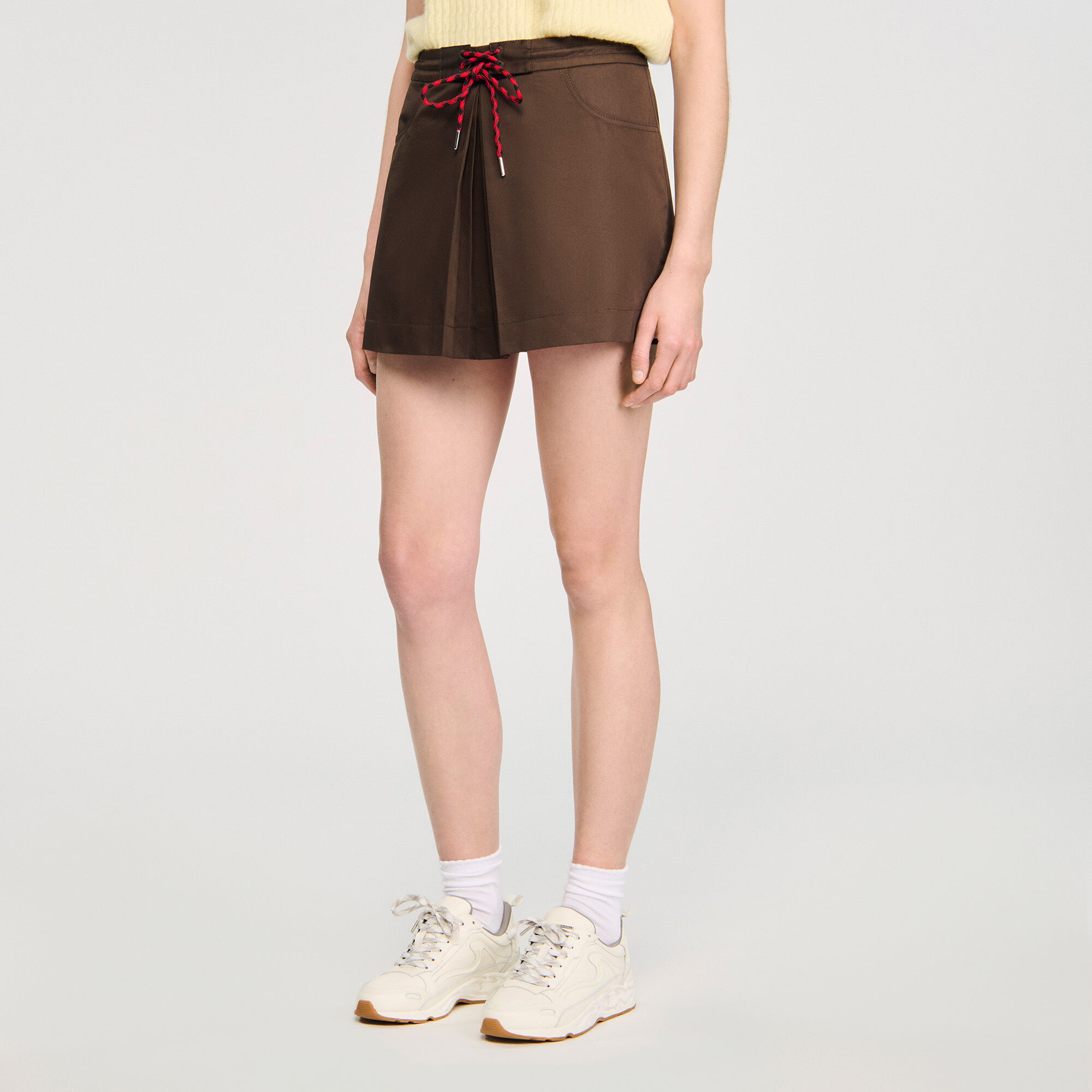 Skorts a pieghe