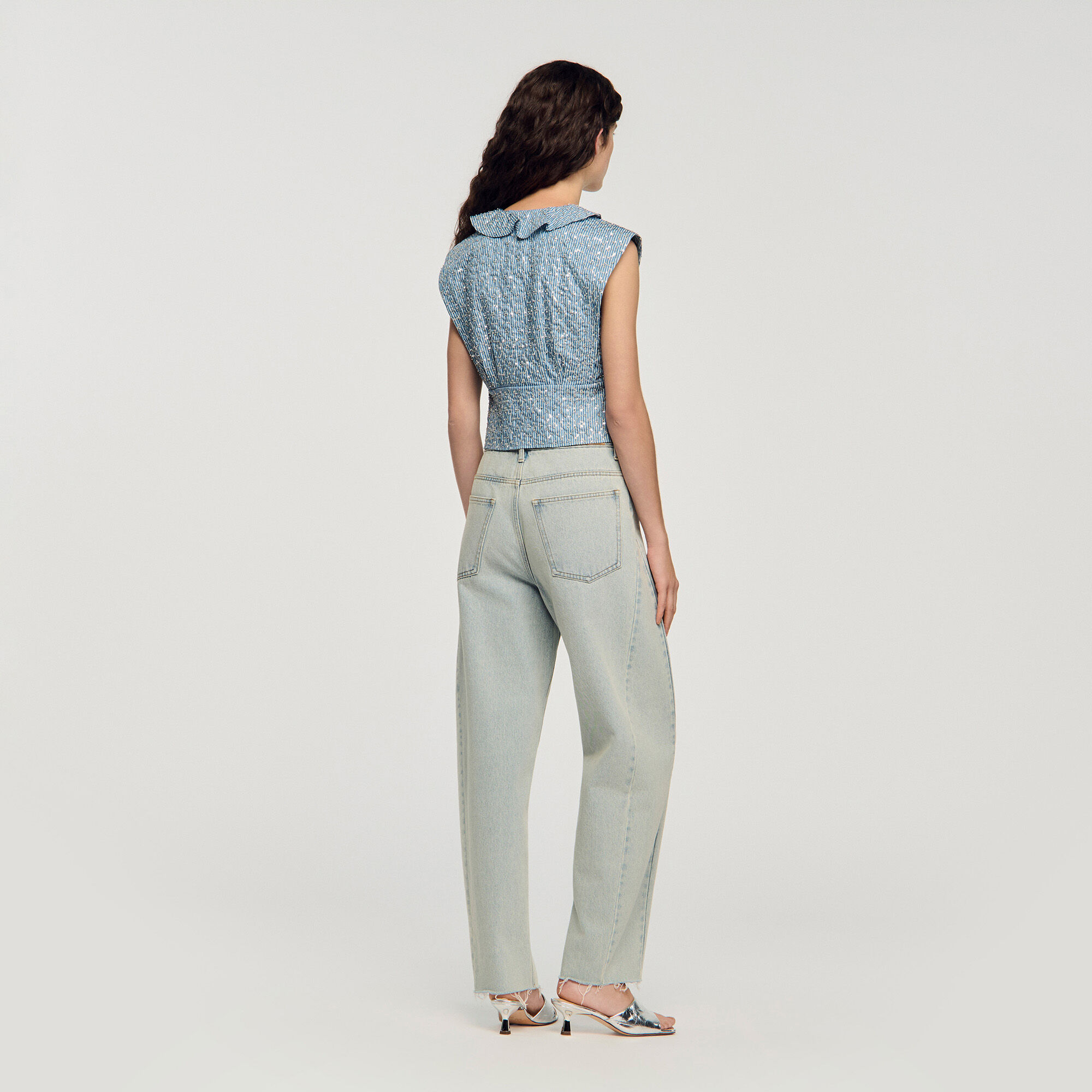 Top con paillettes