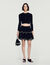 Gonna pattinatrice velluto e perle - Donna | Sandro