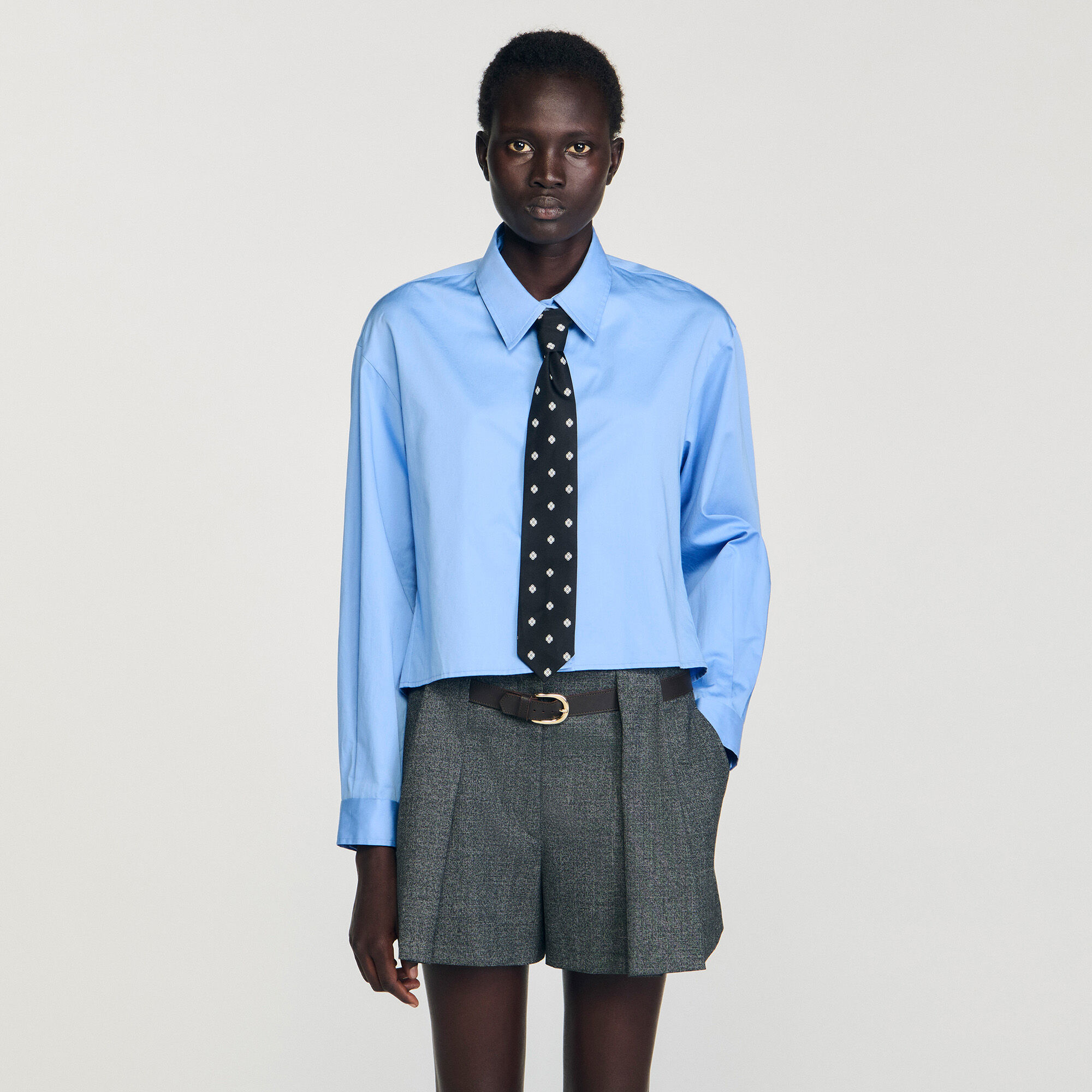 Camicia corta con cravatta rimov.