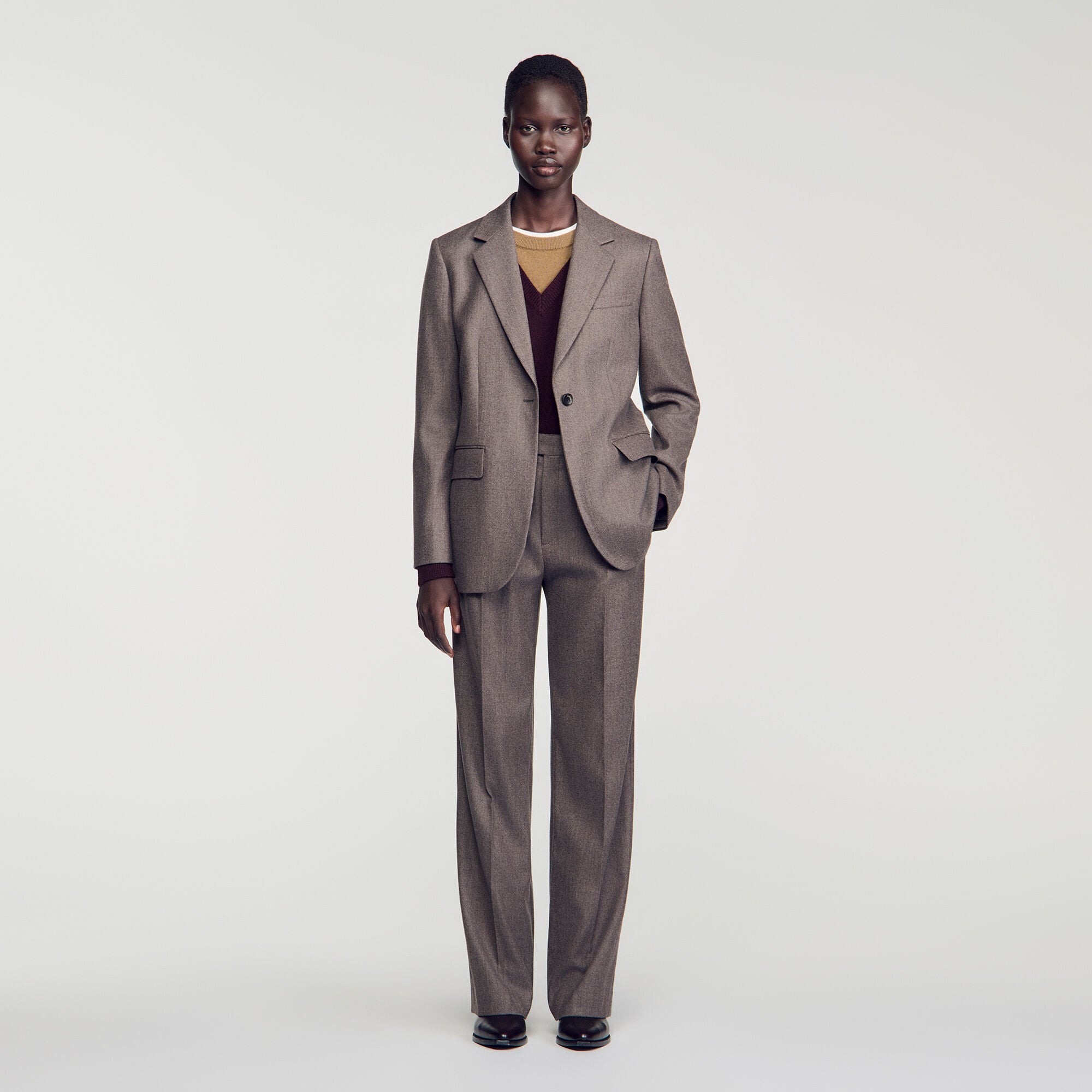 Giacca da tailleur in lana - Donna | Sandro