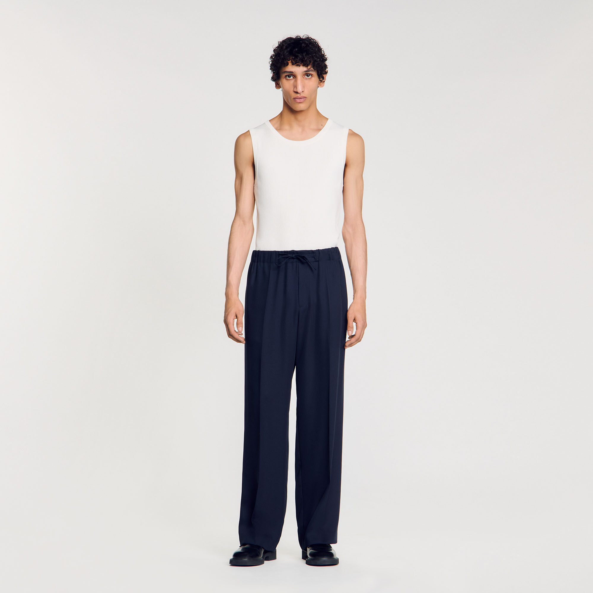 Pantaloni elasticizzati larghi