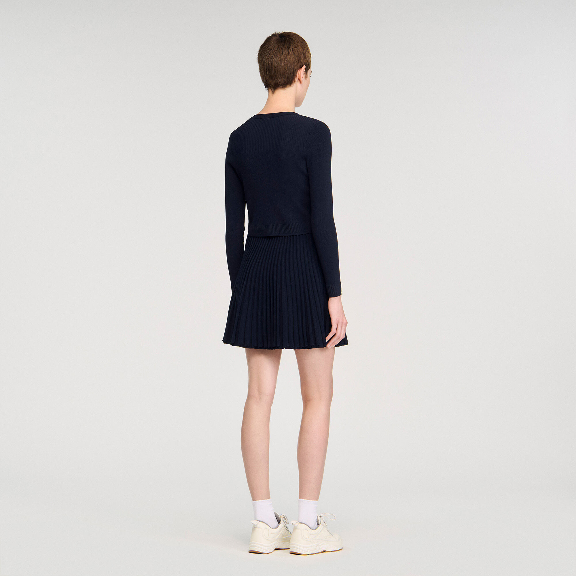 Cardigan in maglia fine
