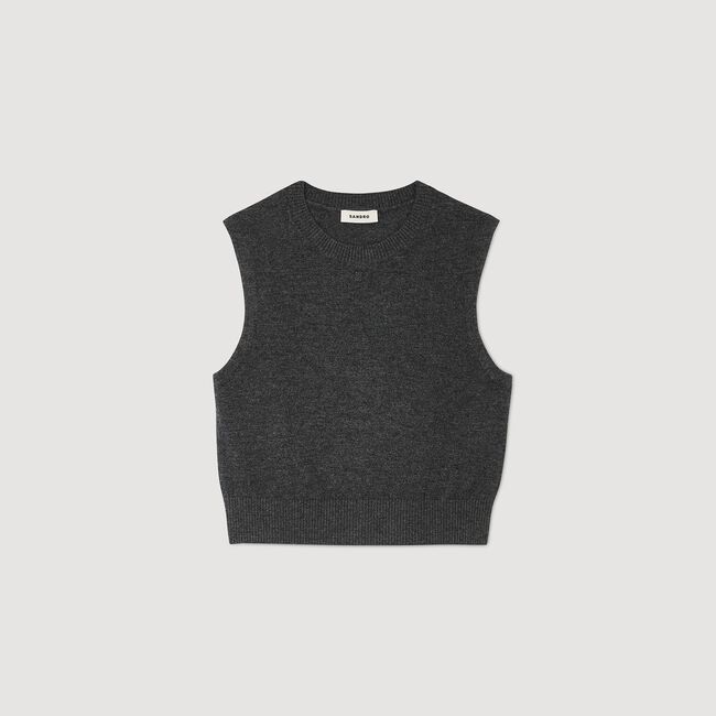 Maglione smanicato