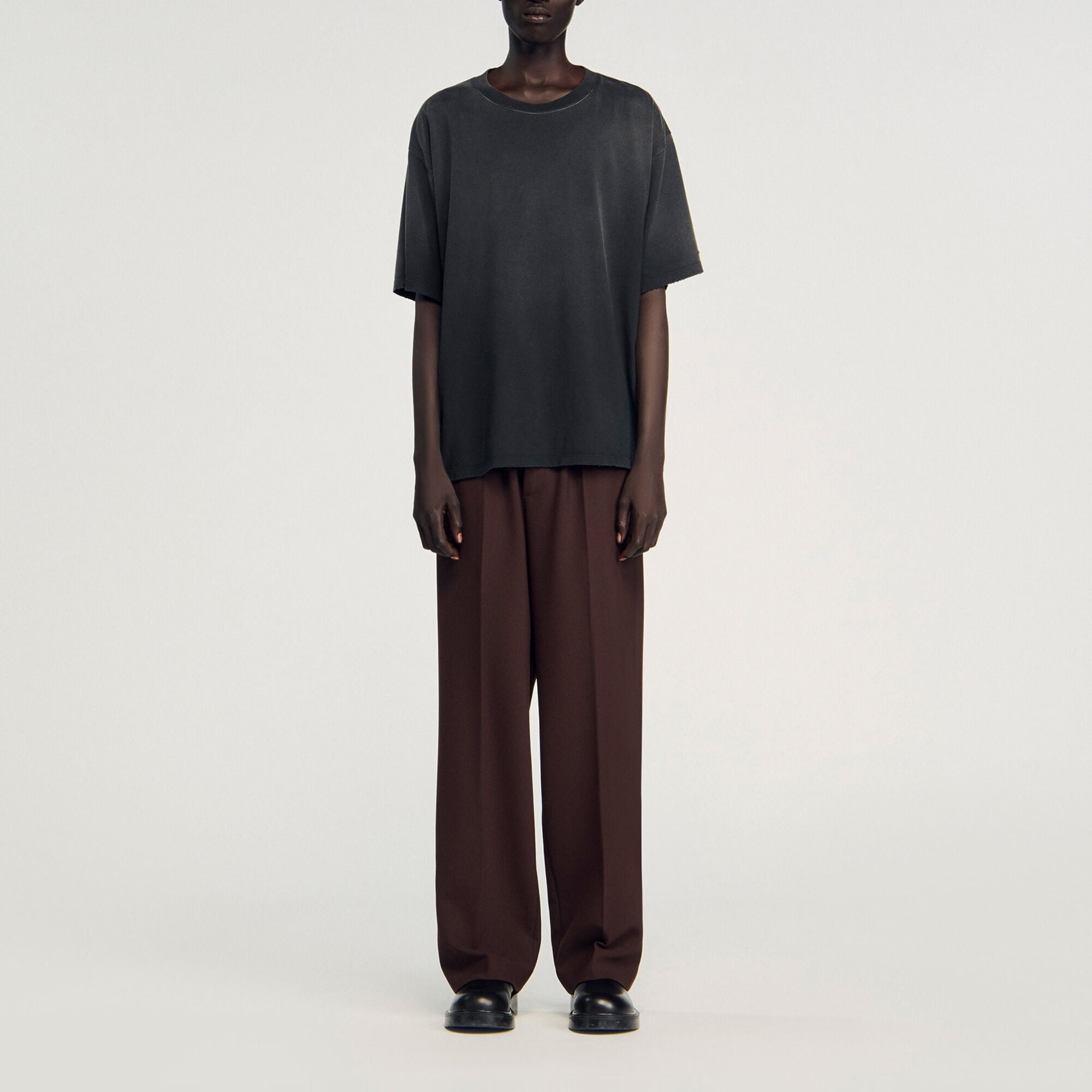 T-shirt con effetto usato - Uomo | Sandro