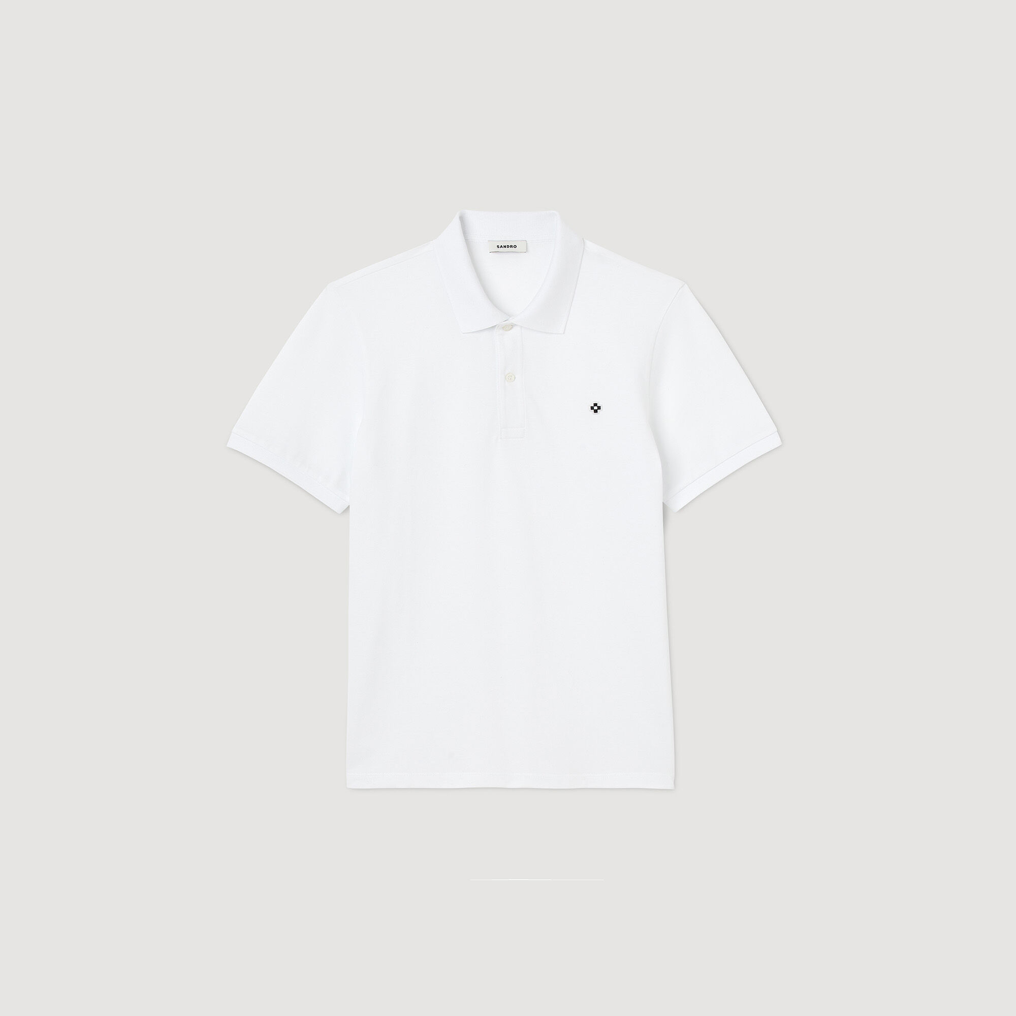 Polo con applicazione Square Cross