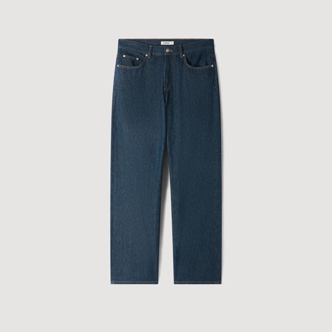 Jeans baggy effetto d&eacute;lav&eacute;