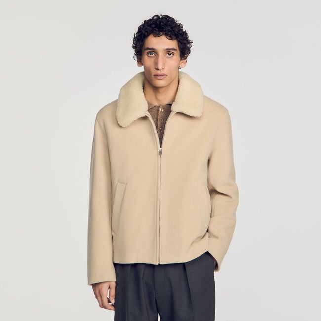 Giubbotto in lana e cashmere - Uomo | Sandro