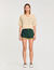 Maglione corto in maglia a righe