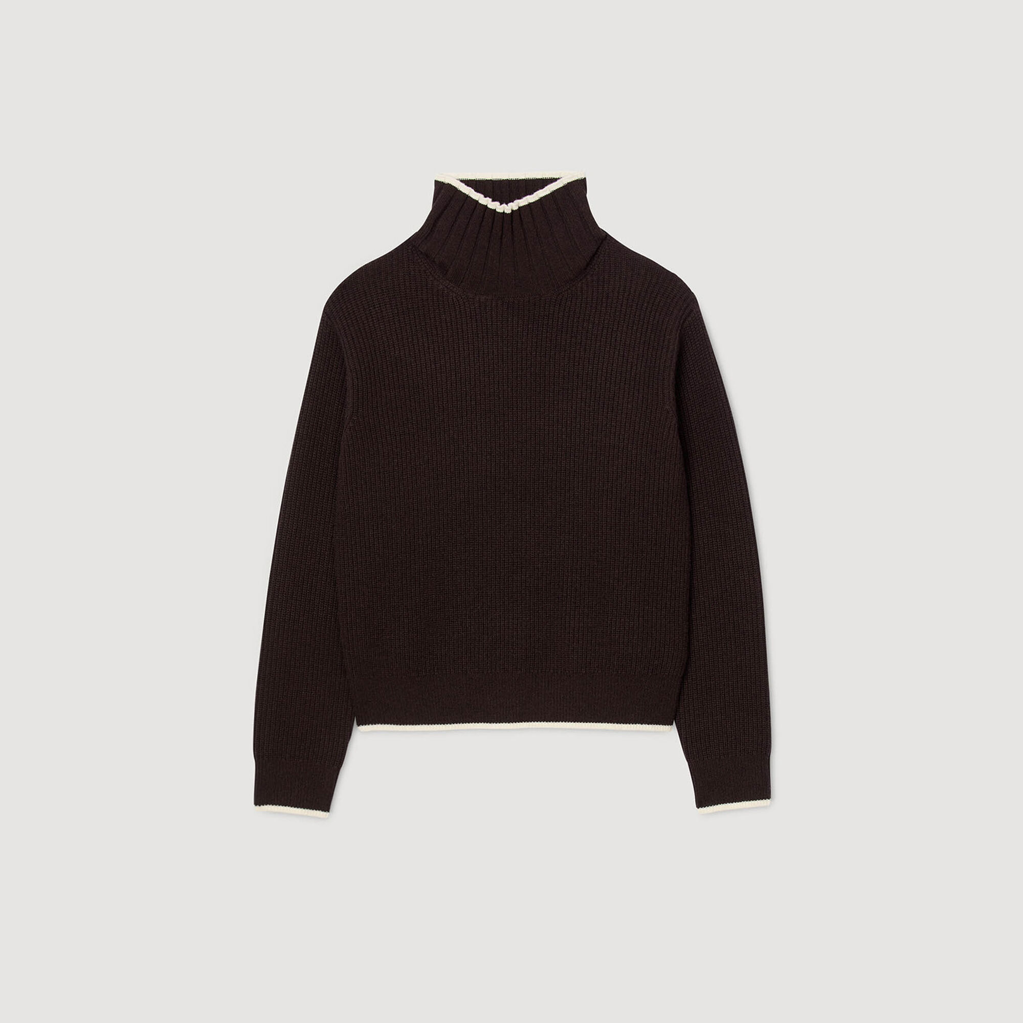 Maglione con collo alto