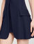 Abito corto stile tailleur a pieghe