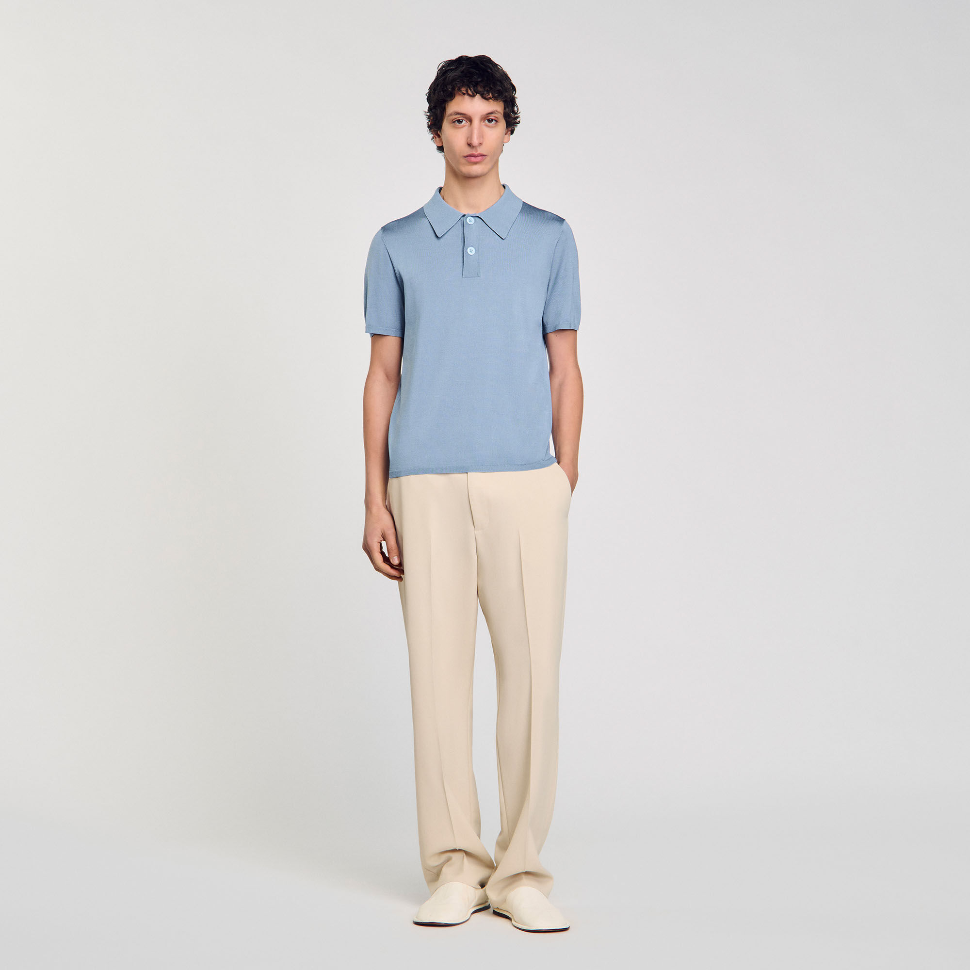 Polo in maglia a maniche corte