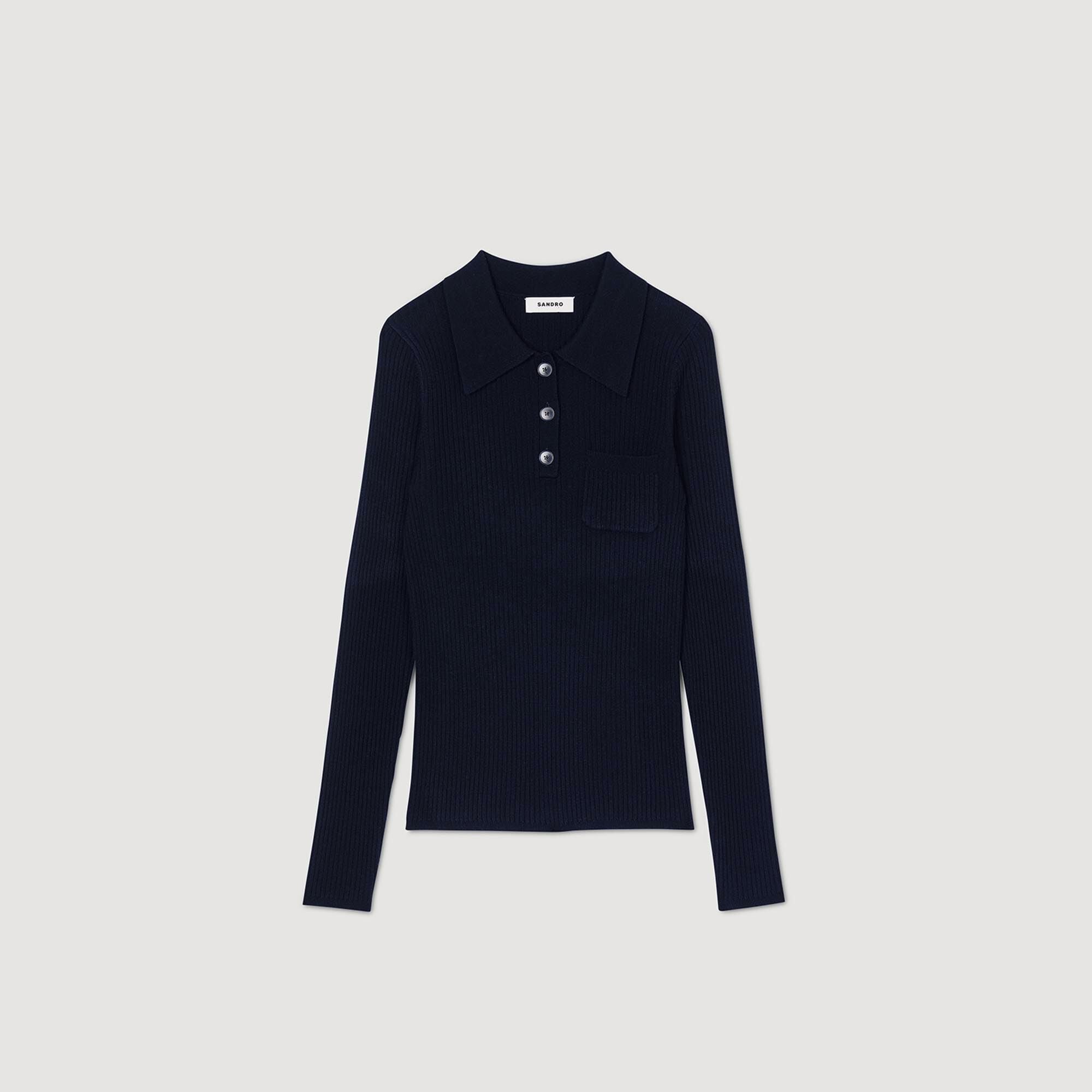 Pullover in maglia sottile unita - Donna | Sandro