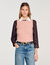 Maglione smanicato ritorto