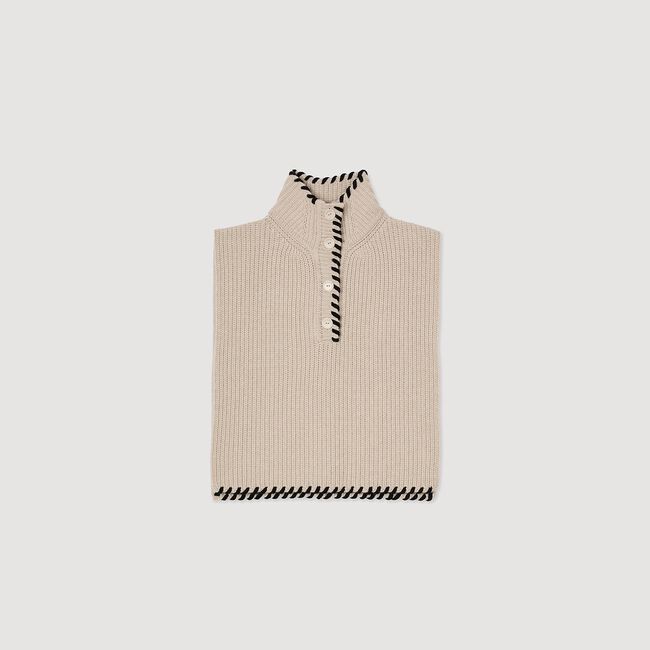 Colletto in maglia