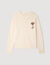 Maglione lana con dettaglio fiore