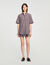Camicia oversize a quadri