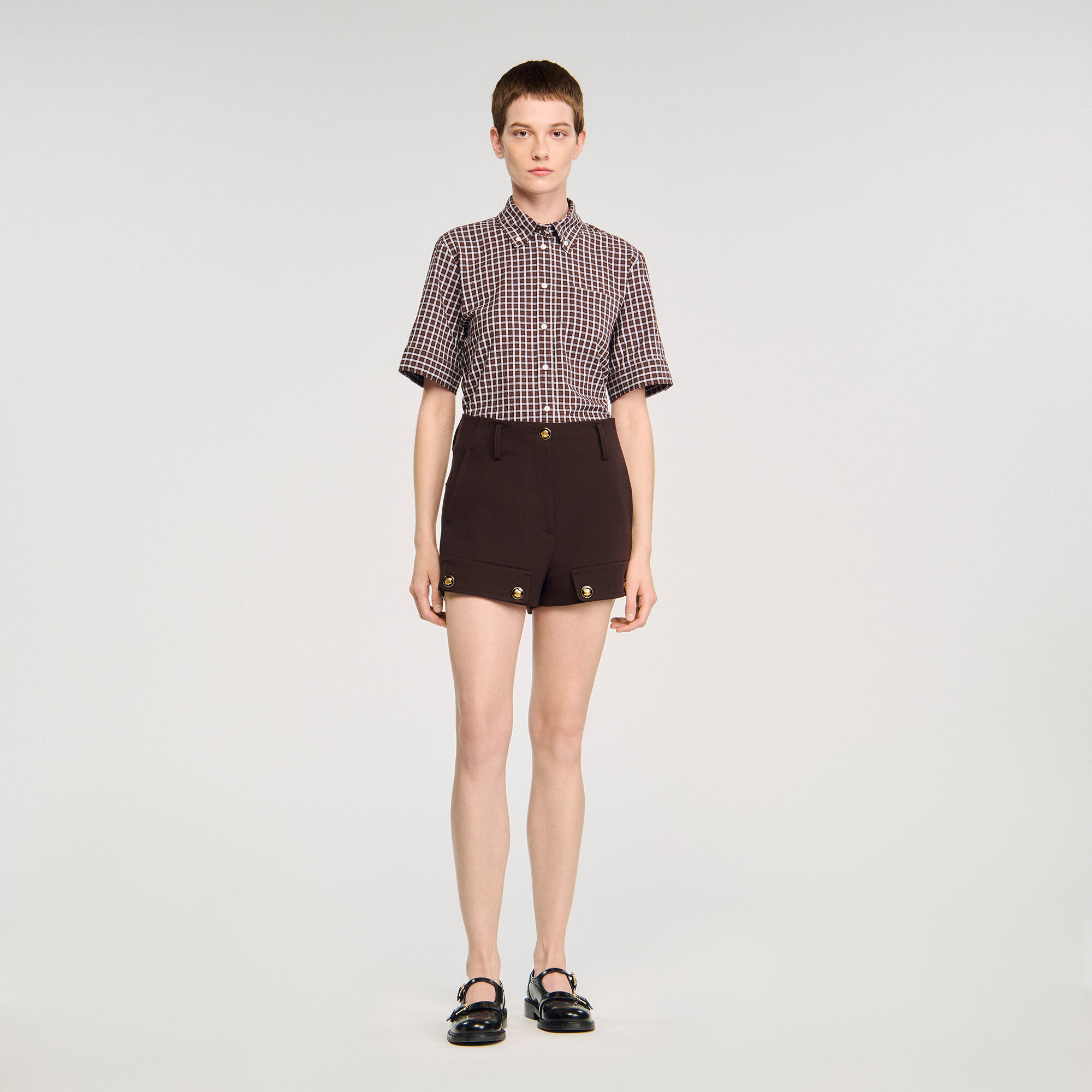 Shorts carpenter con bottoni