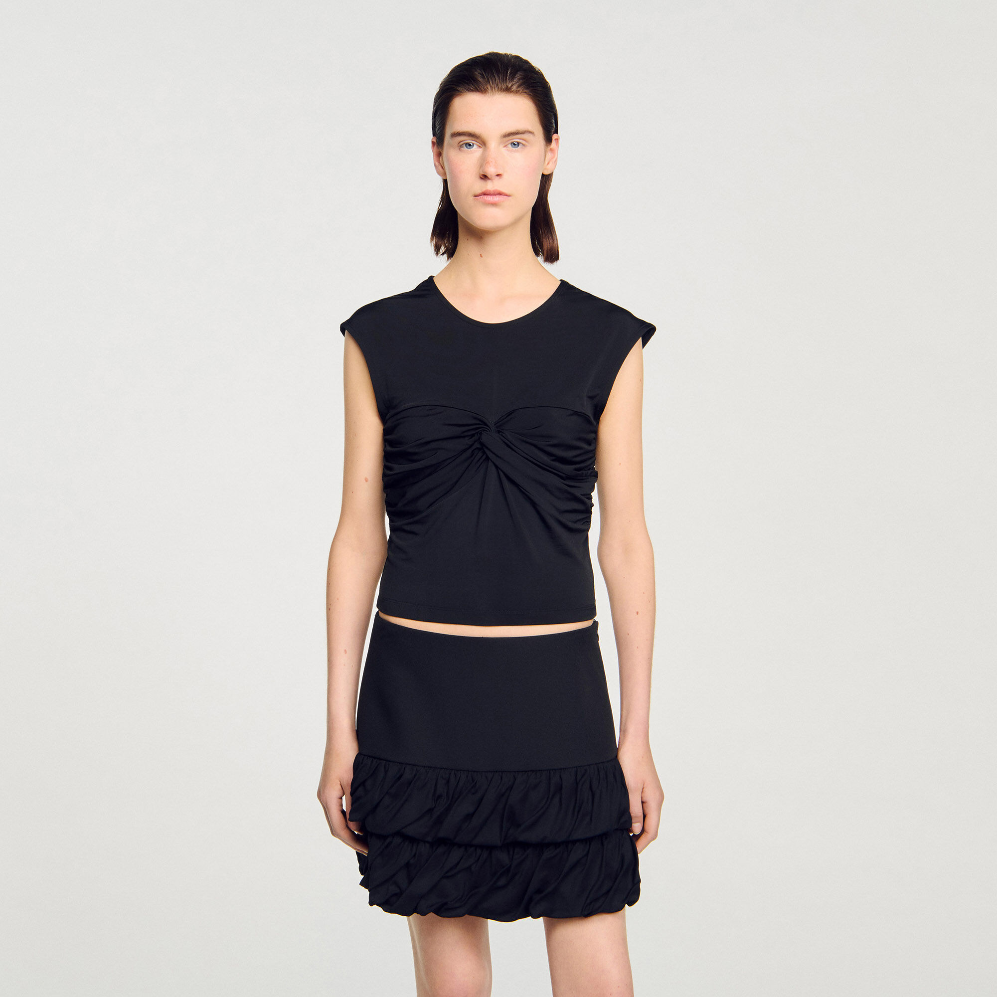 T-shirt drappeggiata