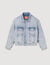 Giubbotto in denim felpato