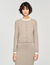 Cardigan con colletto a contrasto