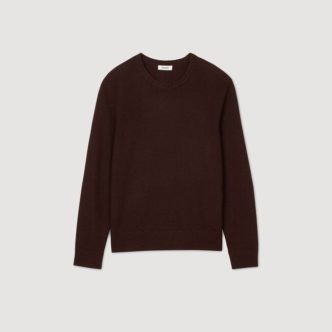 Maglione in maglia testurizzata
