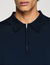 Polo in maglia con colletto con zip