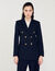 Giacca tailleur con doppia abbottonatura
