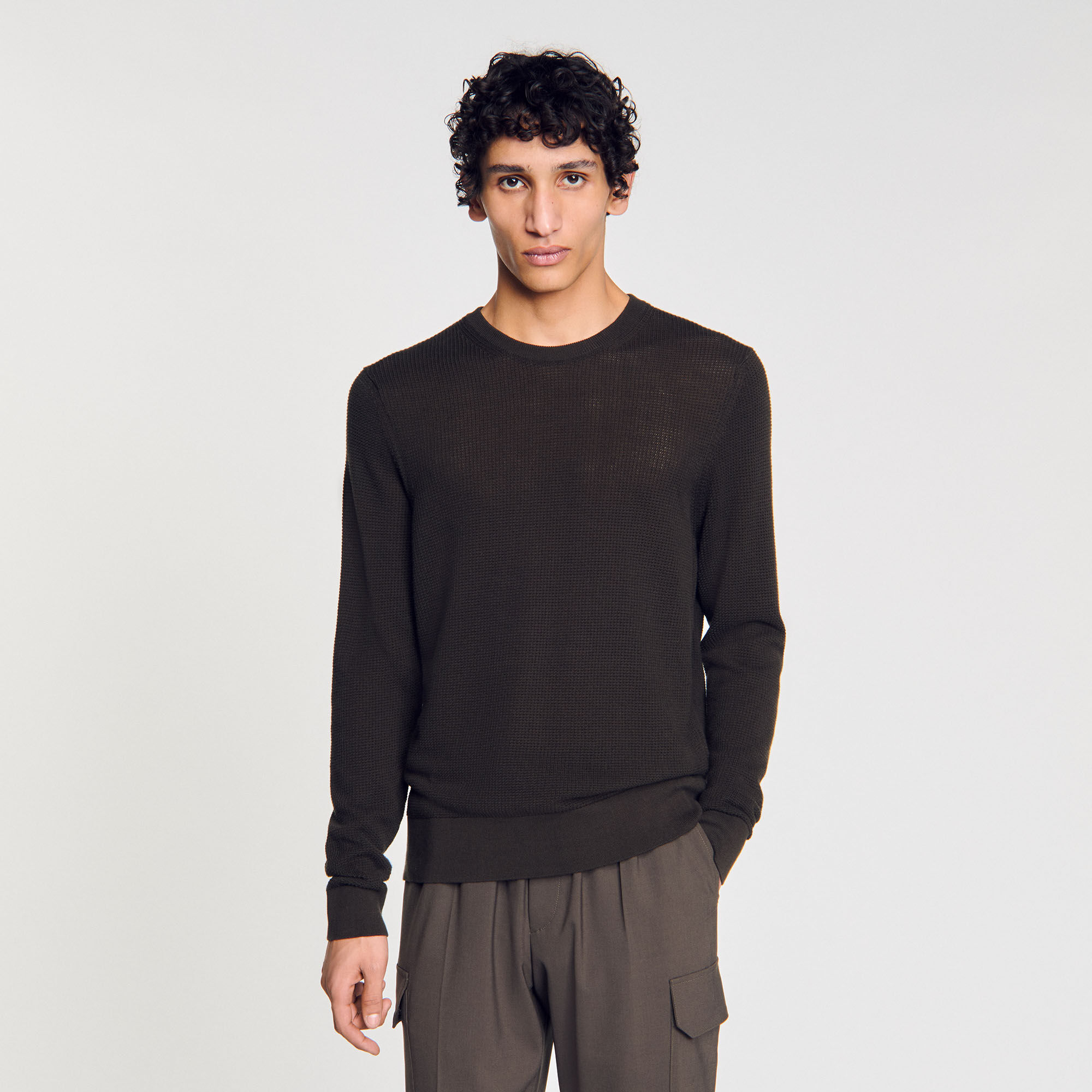 Maglione in maglia testurizzata