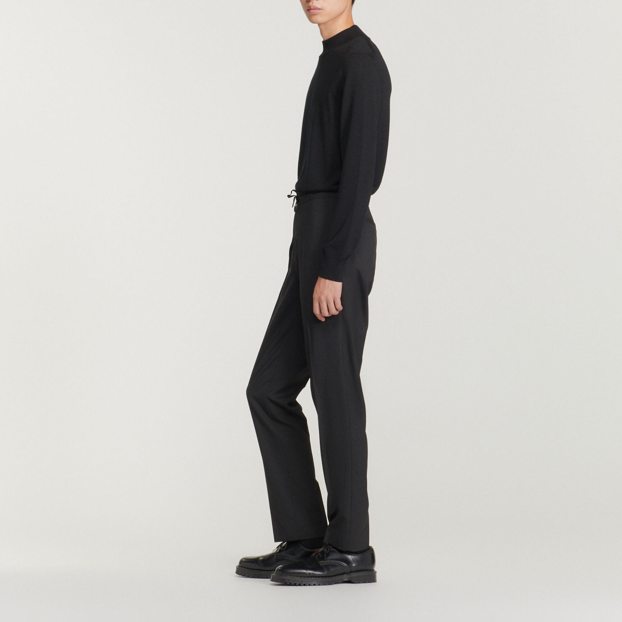 Pantaloni con elastico in vita
