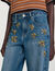 Jeans con strass