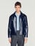 Giubbotto con zip in pelle