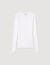 Maglione a coste scollo serafino