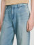 Jeans larghi effetto d&eacute;lav&eacute;