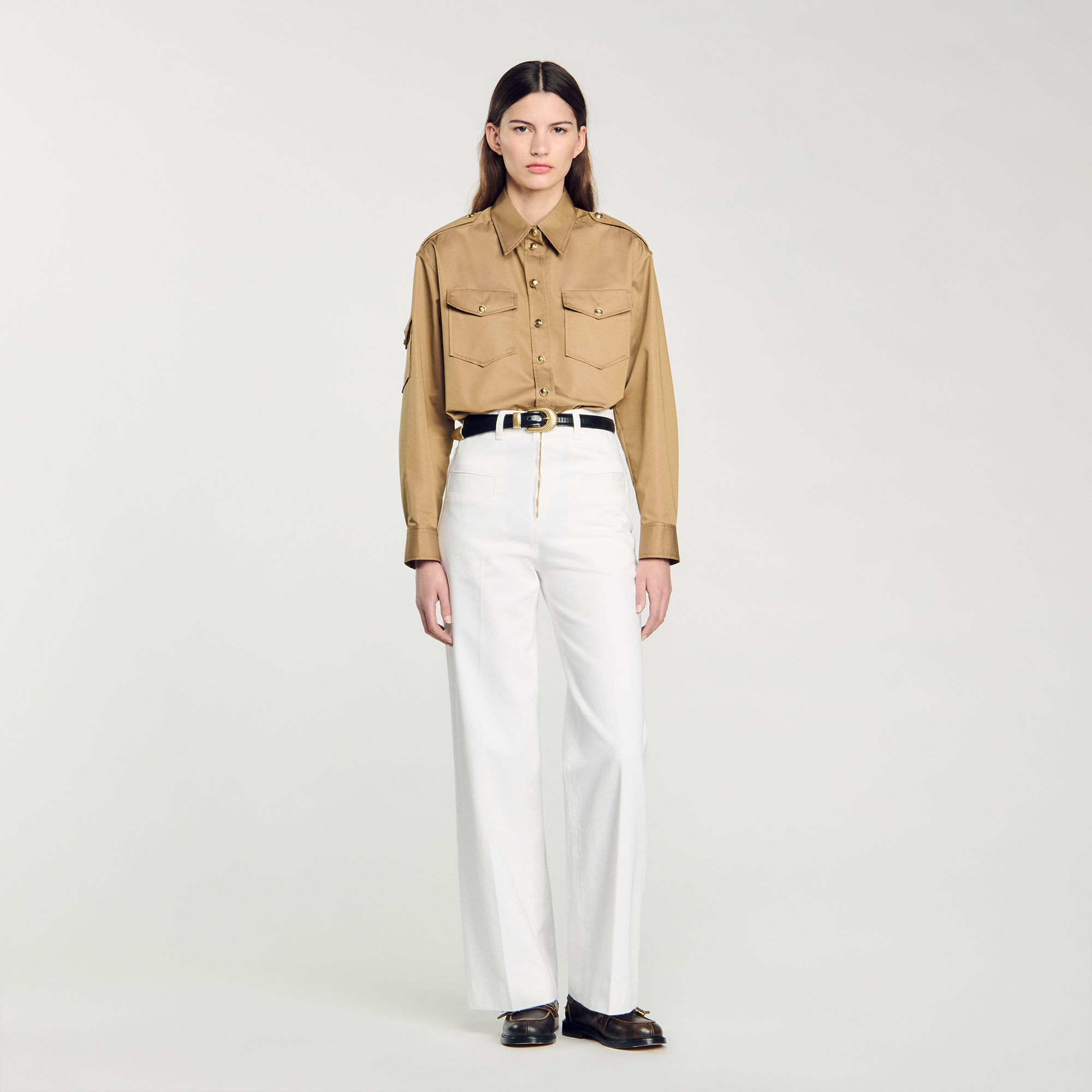 Camicia con tasche clearance