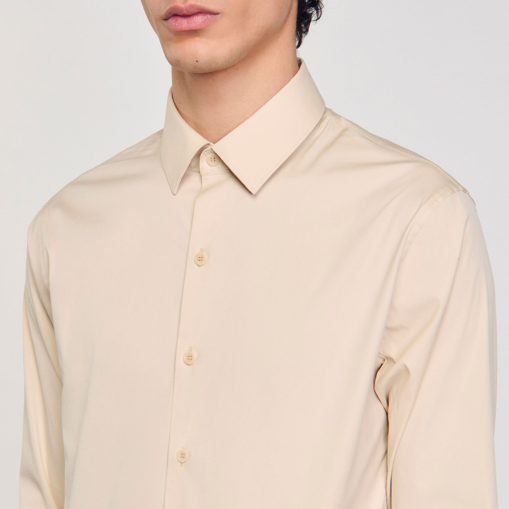 Camicia a tinta unita