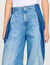 Jeans con inserti a contrasto