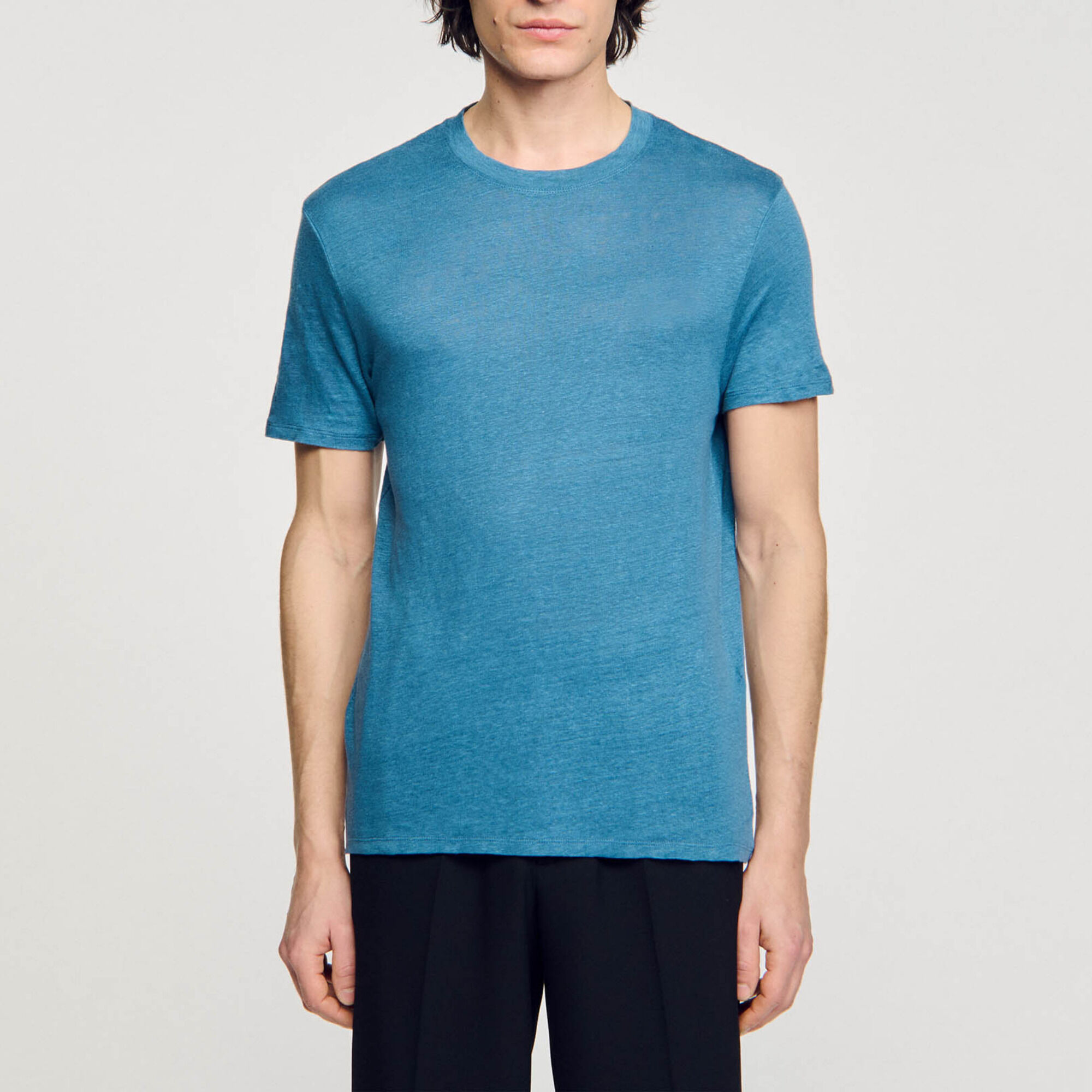 T-shirt in lino certificato