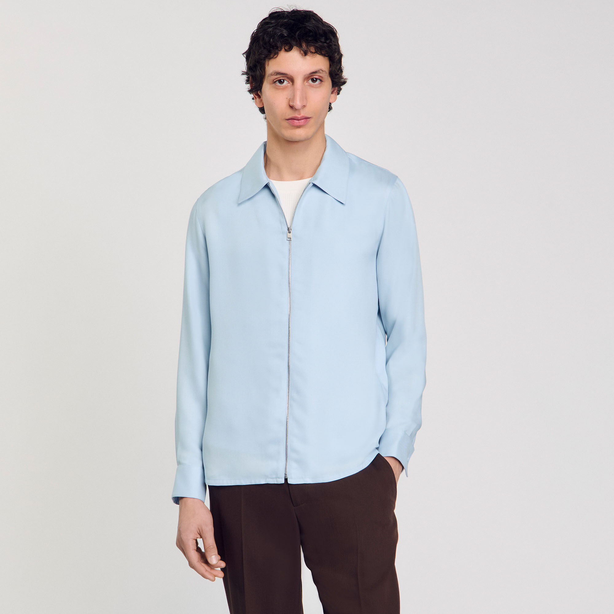 Camicia con zip
