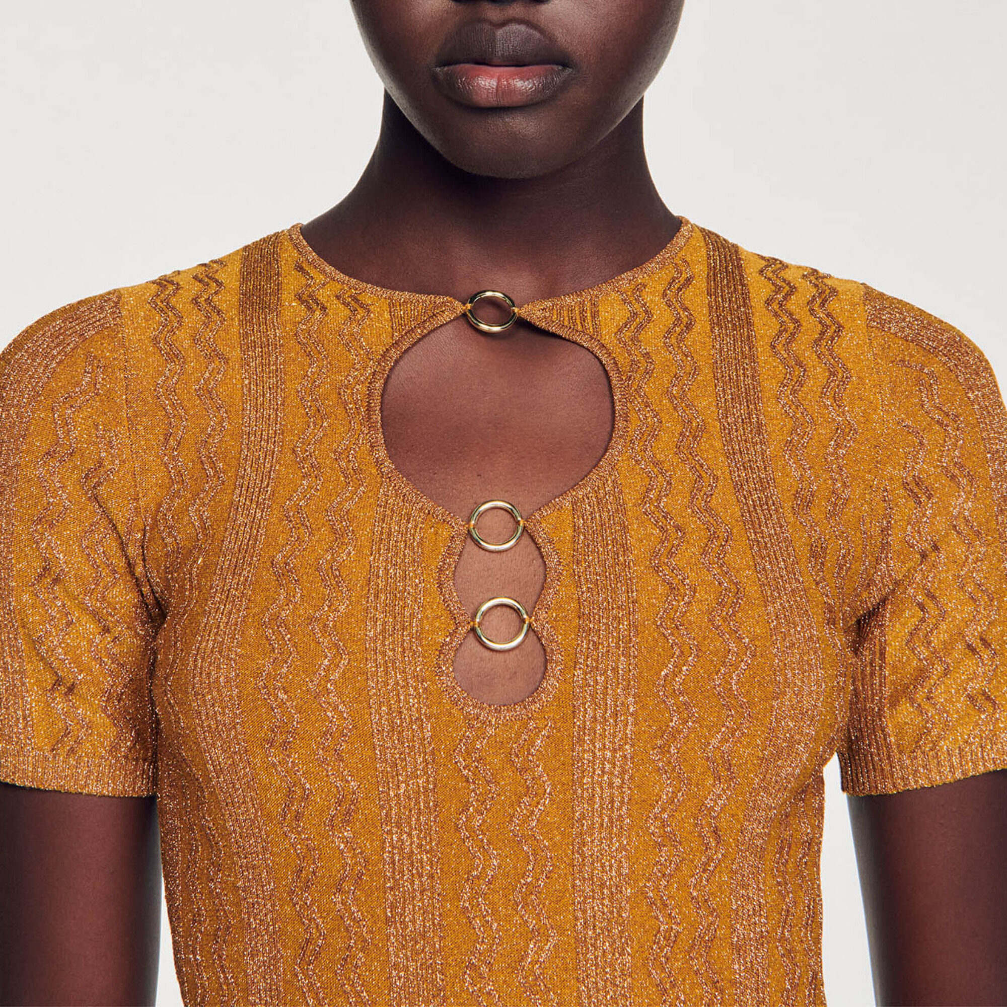 Maglione in maglia scintillante