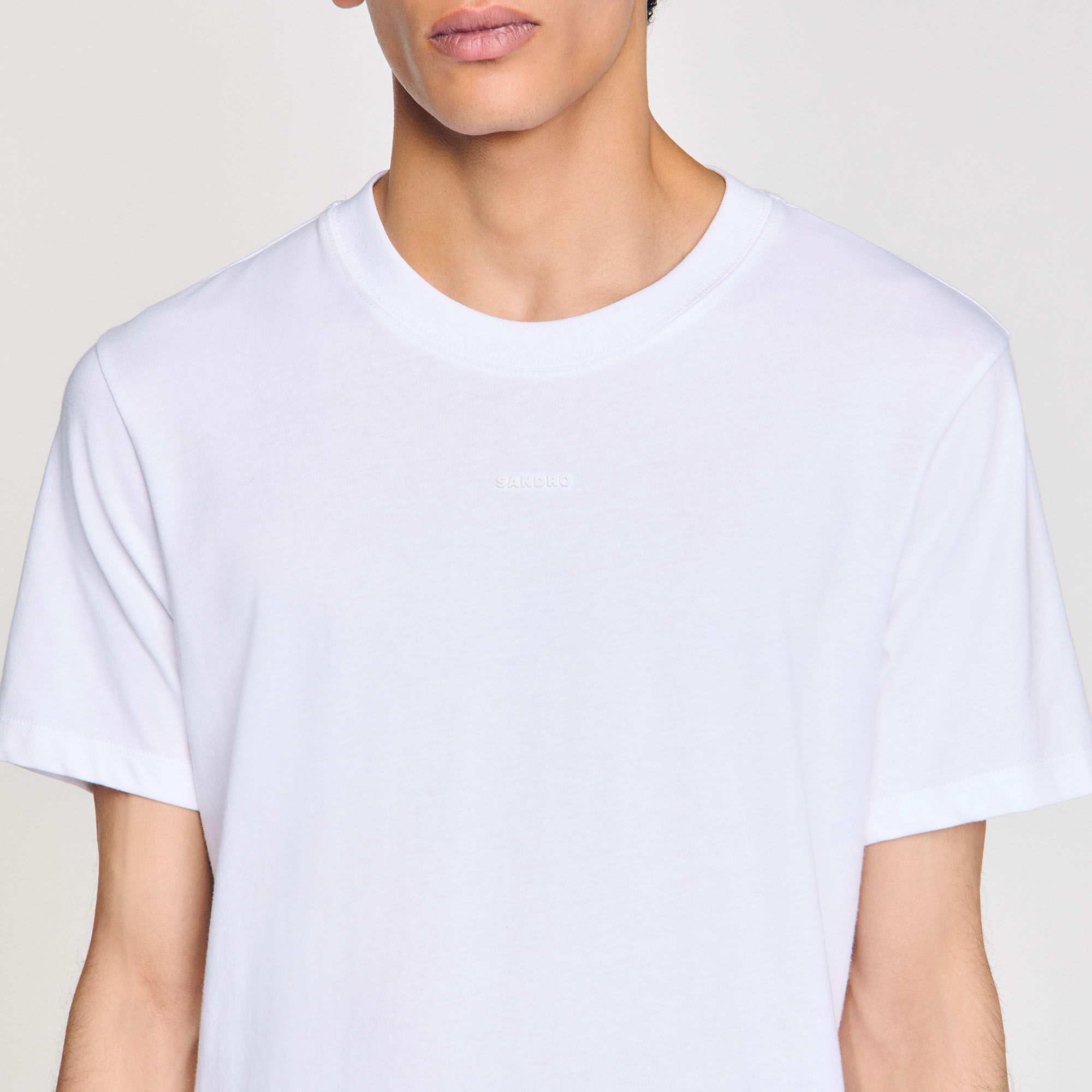 T-shirt in cotone con logo