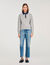 Maglione con colletto in jeans